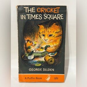 Vintage 1963 book The Cricket in Times Square by George Selden - UK edition